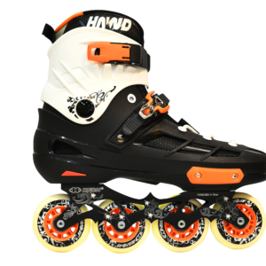 รองเท้าสเก็ตสำหรับทุกวัย H.A.D.N. รุ่น DX สีดำ-ส้ม