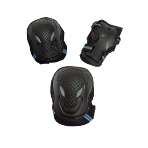 สนับป้องกัน ผู้ใหญ่ H.A.D.N. รุ่น Micro สีดำแถบฟ้า